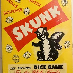 Vintage 1953 Board Game “Skunk”