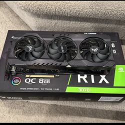 ASUS TUF GeForce RTX 3070 OC 8GB GDDR6 Graphics Card