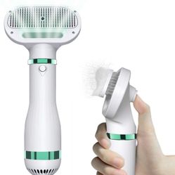 Almost New AIIYME Dog Dryer Pet Hair Dryer, 3 in 1 Home Pet Grooming Hair Dryer Blower 3 Temperature Adjustable Dog Cat Hair Dryer with Slicker Brush 