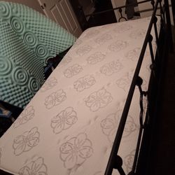 Twin Mattress with Metal Frame-