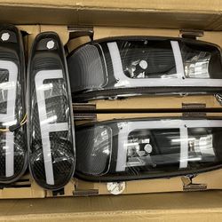 01-06 Gmc Denali Led/Drl Headlights