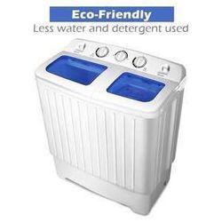 New 20 Lbs Portable Mini Compact Twin Tub Washing Machine Washer Spain Spinner