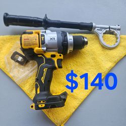 $140 New Dewalt MOST POWERFUL Hammer Drill 3-Speed (Tool-Only) 20-Volt