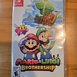 New/Factory Sealed Mario & Luigi Brothership Video Game For Switch 