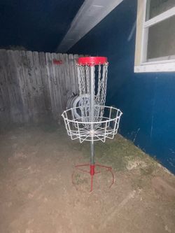 Disc golf practice putt basket