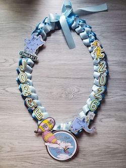 Dr. Seuss Inspired Graduation Lei