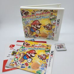 Nintendo 3DS Paper Mario Sticker Star CIB Complete