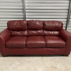 Red Ashley 3 Seater Sofa