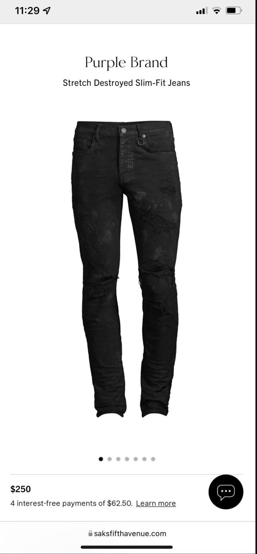 Men’s Purple Brand Jeans