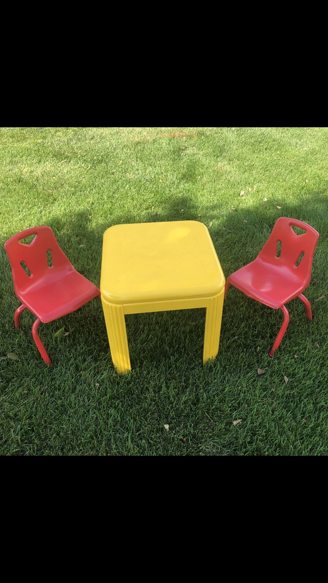 Kids table and 2 chairs ... $20