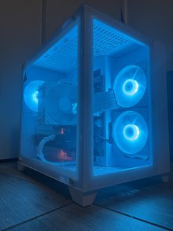 White Gaming PC – Ryzen 7 3700X + RTX 2060 – 16GB RAM – 1TB NVMe – Windows 11 Pro