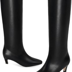 Black Knee High Boots 