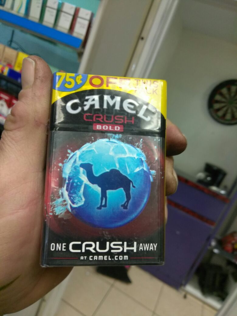 Camel crush bold I still have a few packs