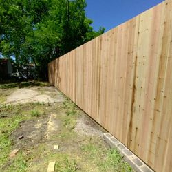 New Cedar Fence 