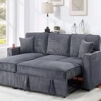 Sectional Sleeper With Storage And Usb Charging Port 