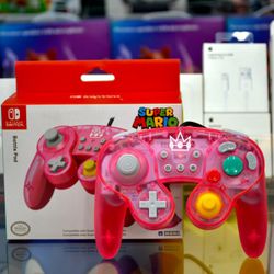 Hori Wired Controller For Nintendo Switch Princes Peach