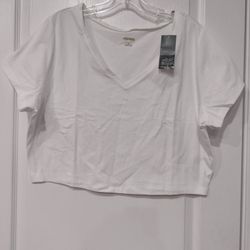 2XL Crop Top Tee