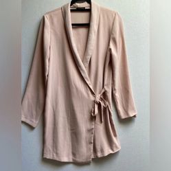 Topshop Wrap Blazer Dress Sz 6 Womens