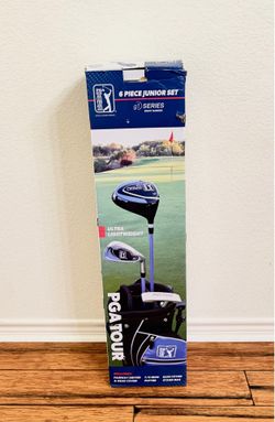 NEW PGA Tour G1 Series Junior 6 Piece Golf Club Set, Ages 8-12, Large, Right Hand