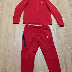 Red Nike Pro Tech For Boy Medium 