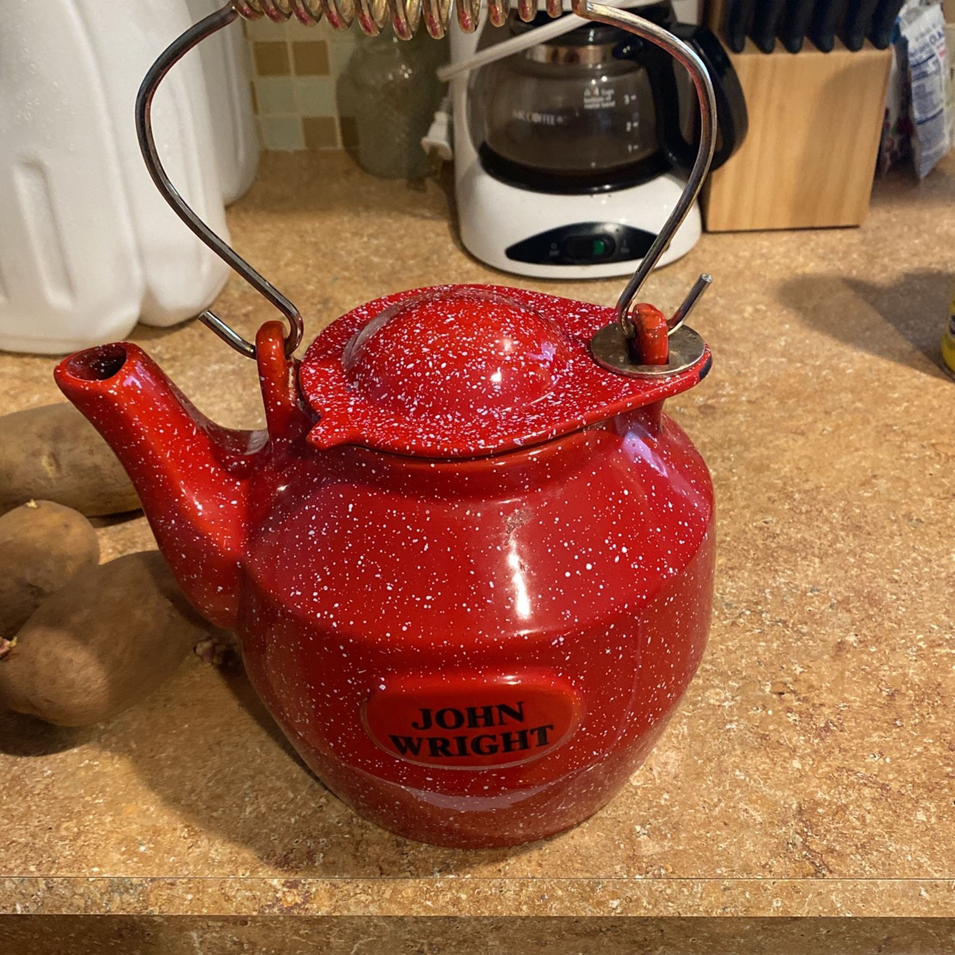 John Wright Vintage Tea Kettle