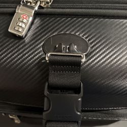 Tumi Luxury Spinner Carry On - Carbon/Ballistic Nylon Combo Luggage