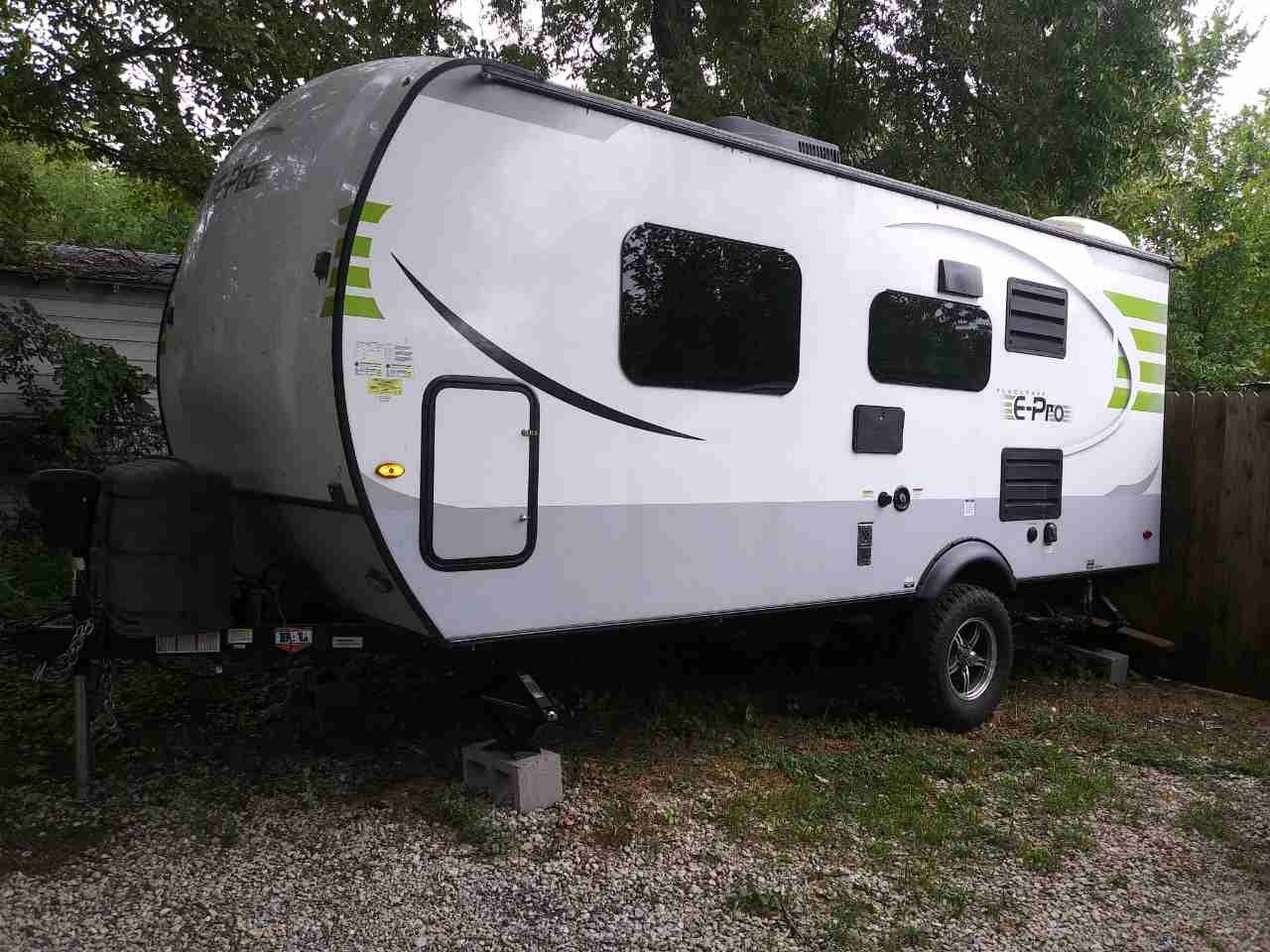 Renting camper travel trailer