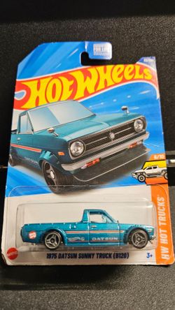 Hot Wheels Metallic Teal 1975 Datsun Sunny Truck (B120) Hot Trucks