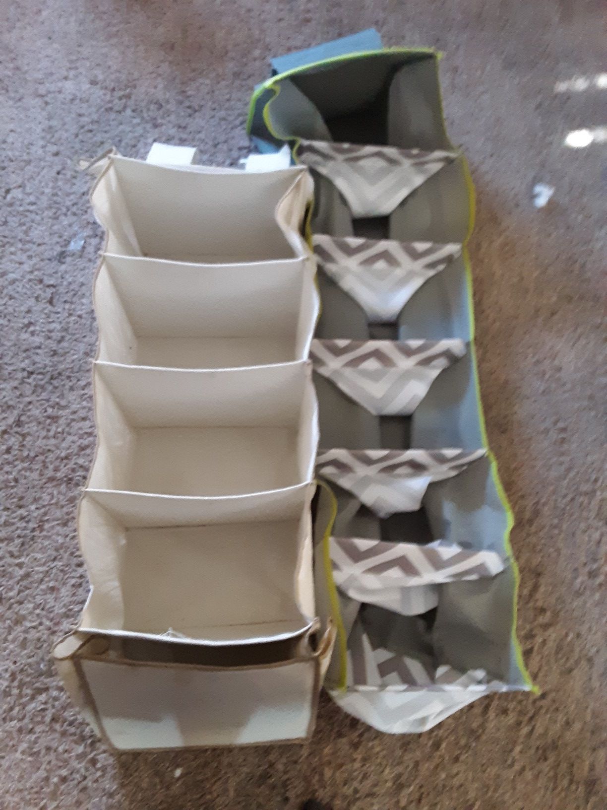 Closet hanging organizers