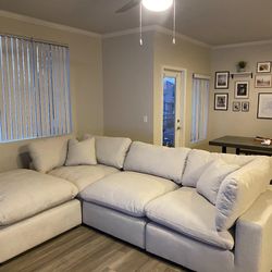 Couch - Sectional - Cloud Couch 4 Piece Modular L-Shaped Sectional