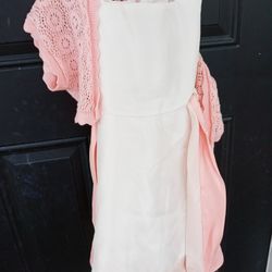 Girls Dress With Shaw