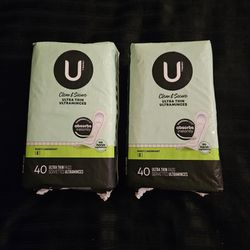$5 Each (4 Available) U By Kotex Clean & Secure Ultra Thin Heavy Pads 40 Count