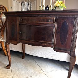 Antique Server & Buffet 