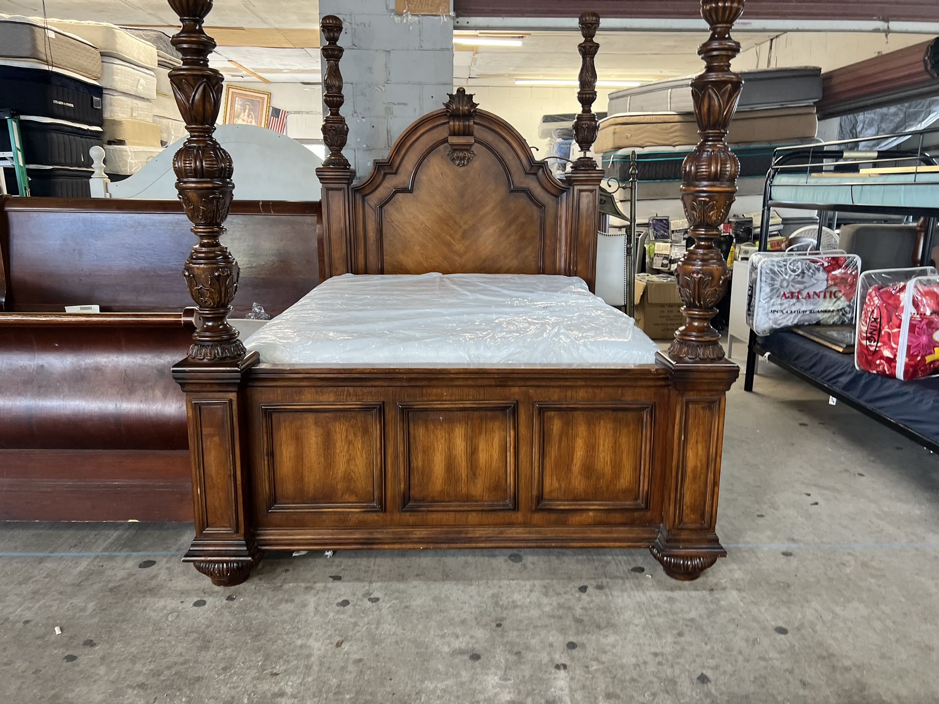 Queen, bed mattress and box spring free delivery