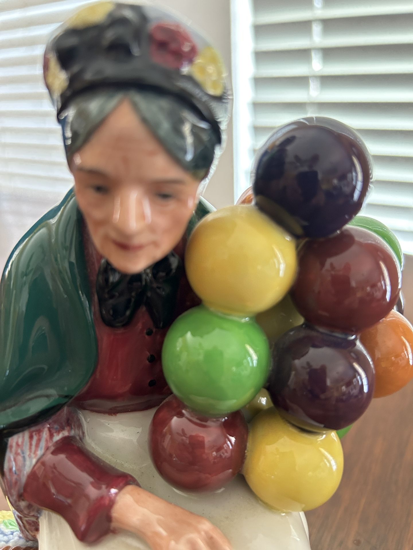 The Old Balloon Seller, Royal Doulton , Marked Numbered Figurine Collectible