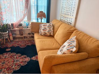 Yellow couch