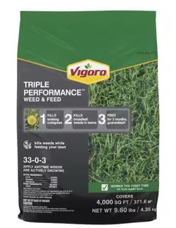 Vigoro Weed n Feed 4,000 Sq Ft (Over 100 bags available)