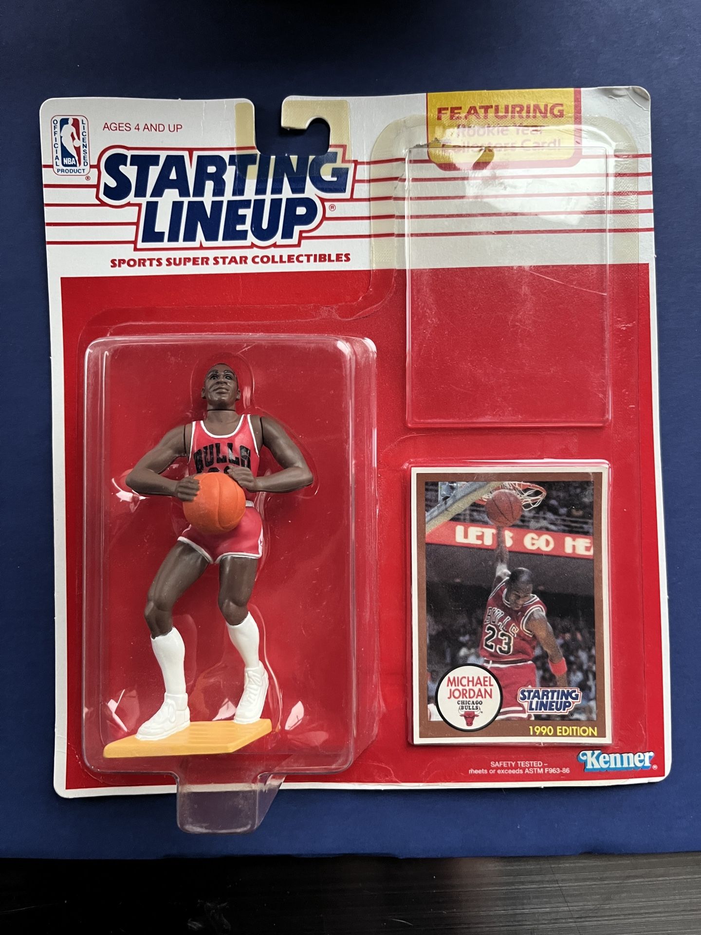 1990 Starting Lineup Michael Jordan W 1 Card