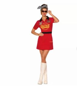 Adult Lightning McQueen Dress Costume - Cars