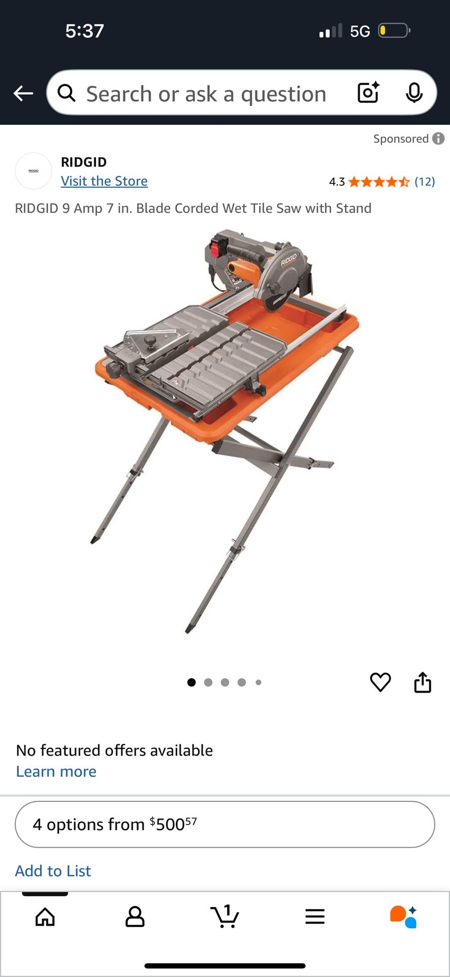 Tile Saw