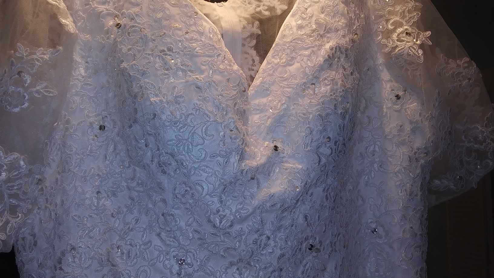 Plus size wedding dress