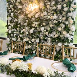 floral wall / wedding