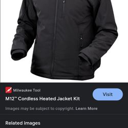 Milwaukee M12 Cordless Heated Jacket. Brand New