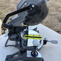 Ryobi -18V Miter Saw- 71/4 SINGLE BEVEL TOOL ONLY