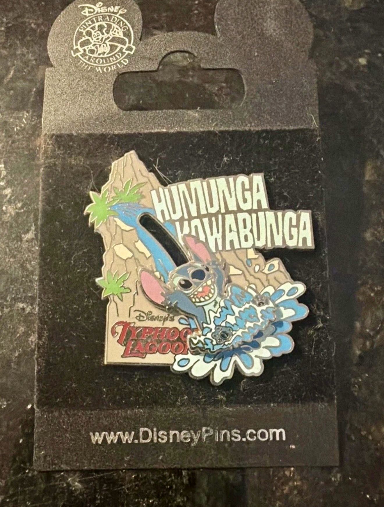 Stitch Typhoon Lagoon Humunga Slider Walt Disney World (stitch falls off )
