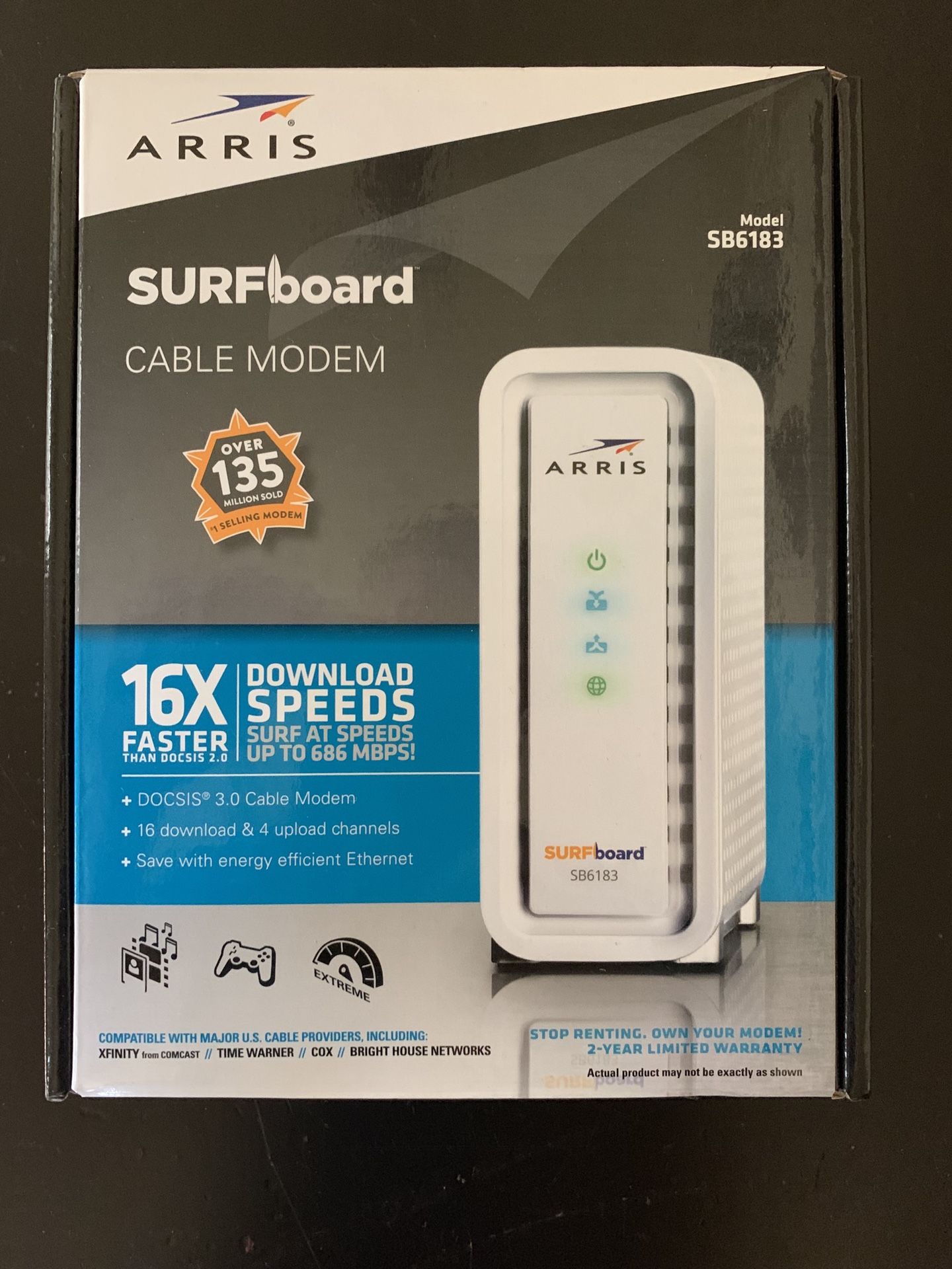 Arris Surfboard SB6183 Cable Modem