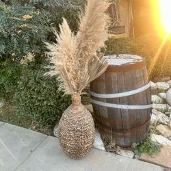 Vase With Pampas