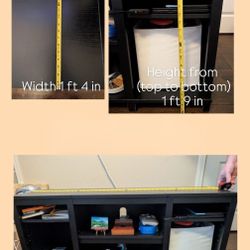 Black TV Stand / storage.