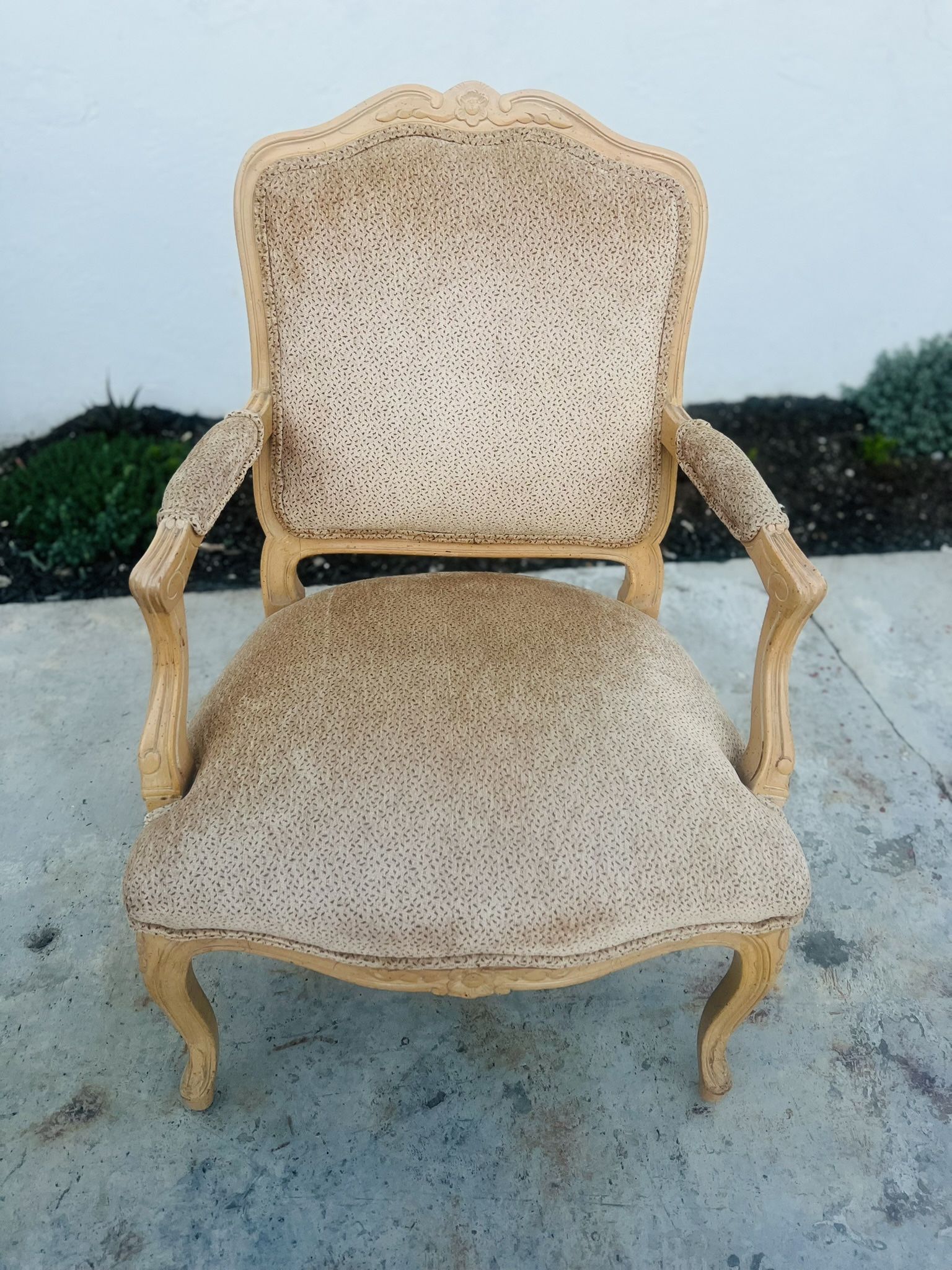 Louis XV Bergère Style Armchair