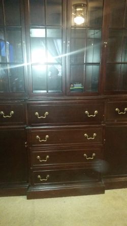Antique china cabinet